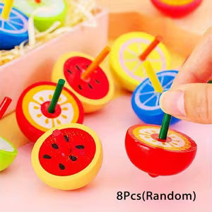 Wooden Fruit Spinner Toys