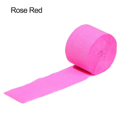 Crepe Paper Streamer Roll - 4.5cm x 25m