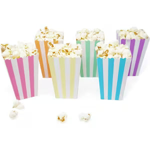 Mini Popcorn & Candy Favor Treat Boxes