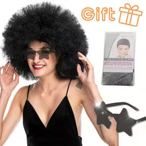 Afro Wig (30cm / Black)