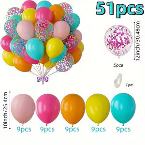 Multicolor Latex Balloons for Birthday