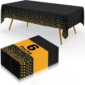 6 Pack- Disposable Tablecloth, 137.16 x 274.32 cm
