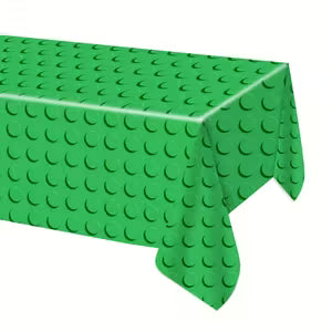 Lego Tablecloth - Green- 135 x 275cm