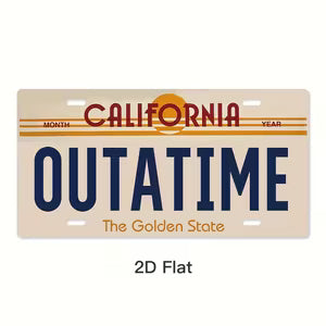 Out Of Time Licenses Plate Sign 15 X 30cm