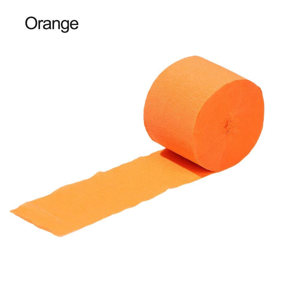 Crepe Paper Streamer Roll - 4.5cm x 25m