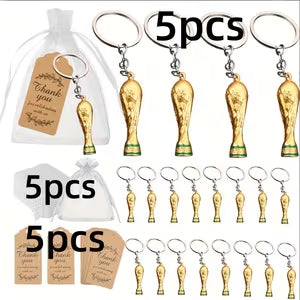 Golden Hercules Cup Keychain