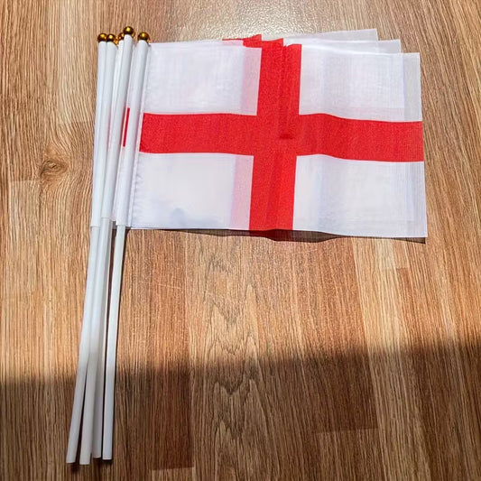 10pcs/25pcs/50pcs England Flag Set, 14x21cm England Flag Set