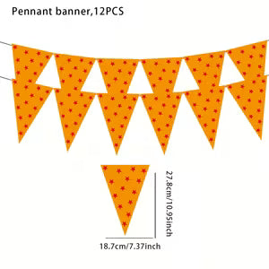 Star-Patterned Triangular Flags