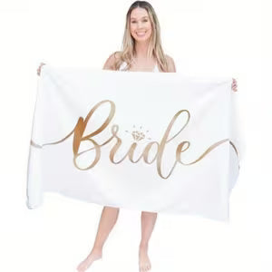 Prestige Bride Towel - White