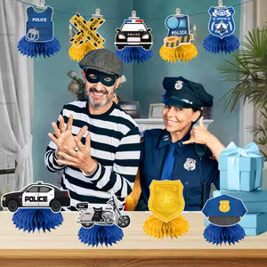 Police Party Table Centerpieces