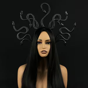 Medusa Snake Headband - Black