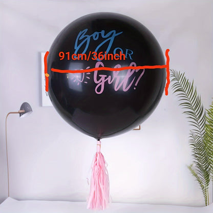 36" Gender Reveal Balloon & Confetti