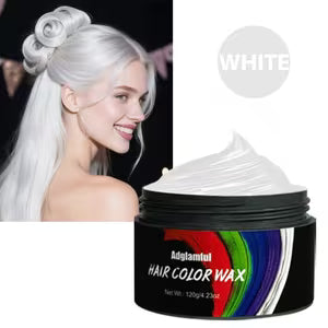 Temporary Hair Color Clay - White