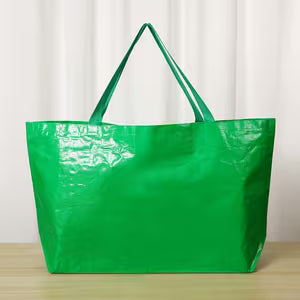 Extra Large Green Tote Bag