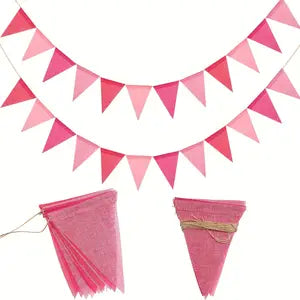 Pink Bunting Garland