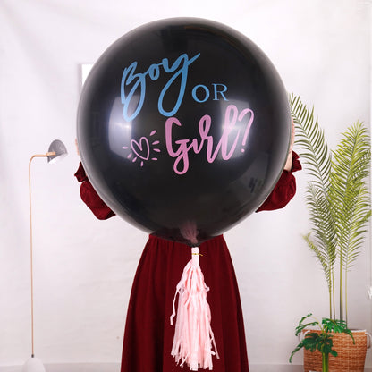 36" Gender Reveal Balloon & Confetti