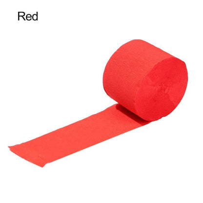 Crepe Paper Streamer Roll - 4.5cm x 25m