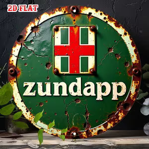 Round Wall Sign - Zundapp Logo
