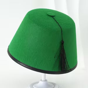 Men's Fez Hat - Green