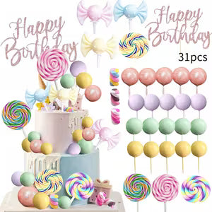 Candy Land Birthday Party Decorations Pack
