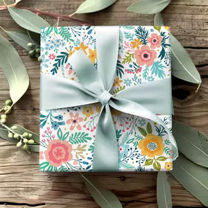 Flower Print Wrapping Paper 43cm × 5m