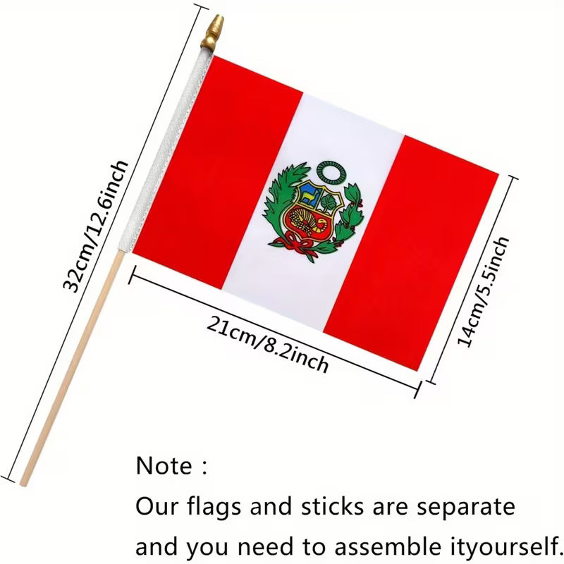 Peru Flag Toothpick Flags