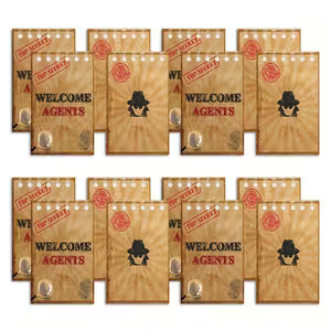 Detective-Themed Mini Notepads