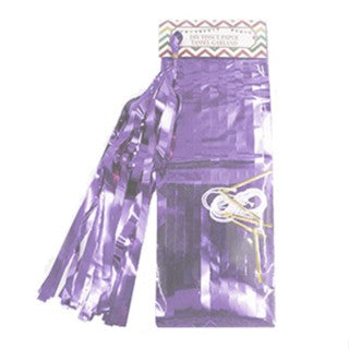 Metallic Tassel Garland (Light Purple Shadow)