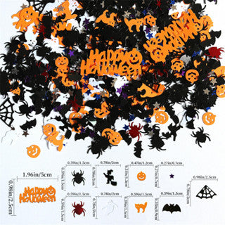 Halloween Party Table Scatter Confetti Style B