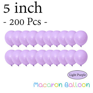  5" Latex Balloons Paste Light Purple (200 pieces)
