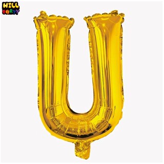 16" Gold Letter Foil Balloons