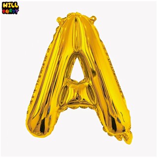 16" Gold Letter Foil Balloons