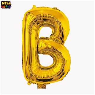 16" Gold Letter Foil Balloons