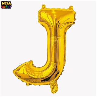 16" Gold Letter Foil Balloons