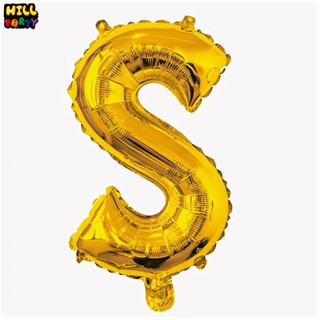 16" Gold Letter Foil Balloons