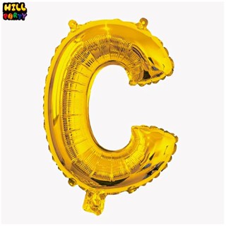 16" Gold Letter Foil Balloons